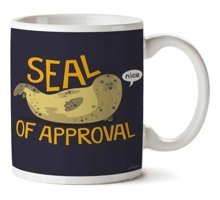 Art Hediye Seal Of Approval İki Tarafı Baskılı Kupa Bardak
