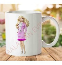 Art Hediye Barbie-Doll İki Tarafı Baskılı Kupa Bardak