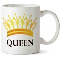 Art Hediye Queen İki Tarafı Baskılı Kupa Bardak