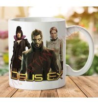 Art Hediye Deus-Ex İki Tarafı Baskılı Kupa Bardak