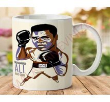 Art Hediye Muhammed Ali Boks İki Tarafı Baskılı Kupa Bardak