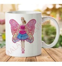 Art Hediye 1-2296 Barbie İki Tarafı Baskılı Kupa Bardak