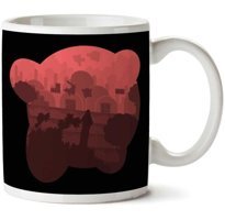 Art Hediye Kirby Silhouette İki Tarafı Baskılı Kupa Bardak