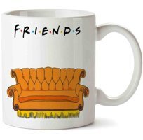 Art Hediye Central Perk Sofa İki Tarafı Baskılı Kupa Bardak