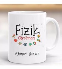 3 Er Öğretmenler Günü Hediye Kupa Fizik Öğretmeni Kişiye Özel
