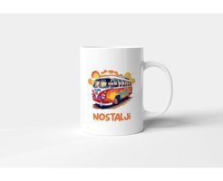 Promosyon Dünyam Baskılı Kupa Bardak - Nostalji Minibüs