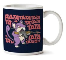 Art Hediye Pokemon Ratatata İki Tarafı Baskılı Kupa Bardak