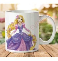 Art Hediye A2531 Rapunzel İki Tarafı Baskılı Kupa Bardak