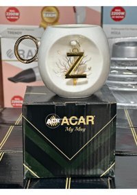 Acar Fatnes Home Z Harfli Porselen Kupa