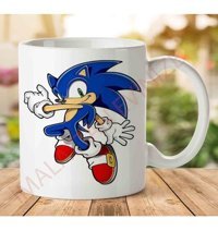 Art Hediye A2564 Sonic İki Tarafı Baskılı Kupa Bardak