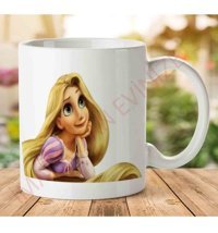 Art Hediye Rapunzel-Png İki Tarafı Baskılı Kupa Bardak