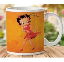 Art Hediye 1-053 Betty Boop İki Tarafı Baskılı Kupa Bardak