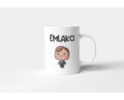 Promosyon Dünyam Emlakçı Meslek- Baskılı Kupa Bardak