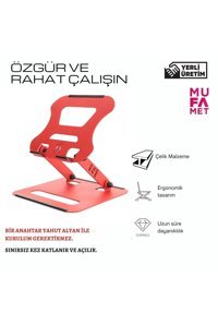 Mufamet Çelik Taşınabilir Laptop Standı