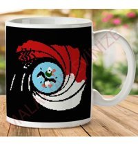 Art Hediye 1-613 Altın Zapper İki Tarafı Baskılı Kupa Bardak