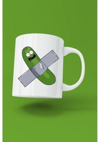 Baskıtech Pickle Rick Baskılı Porselen Kupa