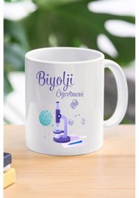 Baskıtech Biyoloji Öğretmeni Tasarımlı Kupa Bardak