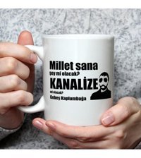 Mor Mürekkep Kanalize Mi Olacak Gebeş Kaplumbağa Beyaz Kupa