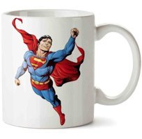 Art Hediye Superman Marvel İki Tarafı Baskılı Kupa Bardak
