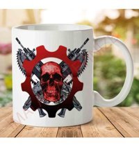 Art Hediye A2408 Gears Of War İki Tarafı Baskılı Kupa Bardak