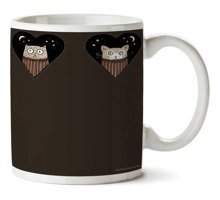 Art Hediye Quirky Love Tee İki Tarafı Baskılı Kupa Bardak