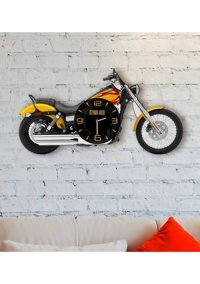 Bk Kişiye Özel Motosiklet Tasarımlı Ahşap Duvar Saati - 5