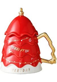 Luckystar Şankystar Büyük Boy Kahve Fincası-Kırmızı