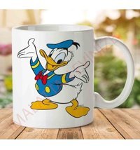 Art Hediye A2370 Donald Duck İki Tarafı Baskılı Kupa Bardak