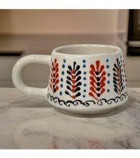 İlbay Çini Takı İlbay Seramik Kupa Mug Klasik Başak