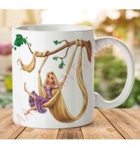 Art Hediye Rapunzel-Png-Image İki Tarafı Baskılı Kupa Bardak