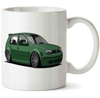 Art Hediye Golf Mk4 3 İki Tarafı Baskılı Kupa Bardak
