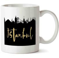 Art Hediye İstanbul 2 İki Tarafı Baskılı Kupa Bardak
