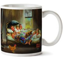 Art Hediye Mutluluğun Resmi İki Tarafı Baskılı Kupa Bardak
