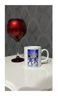 Heg Store Minnie Mouse Sublimasyon Baskılı Porselen Kupa
