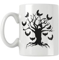 Qoeuyl Boutique Halloween Tree Baskılı Kupa Bardak