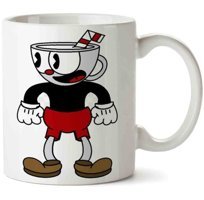 Art Hediye Bendy Cuphead İki Tarafı Baskılı Kupa Bardak