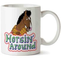 Art Hediye Horsin Around İki Tarafı Baskılı Kupa Bardak