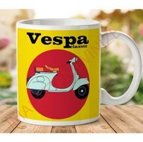 Art Hediye 1-484 Vespa Classıc İki Tarafı Baskılı Kupa Bardak