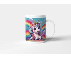 Promosyon Dünyam Baskılı Kupa Bardak - Unicorn Temalı