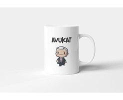 Promosyon Dünyam Avukat Meslek - Baskılı Kupa Bardak