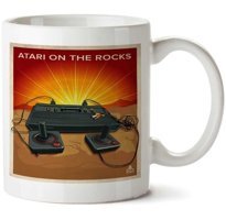 Art Hediye Atari On The Rocks İki Tarafı Baskılı Kupa Bardak