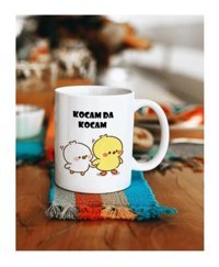 Baskıbazar Baskı Bazar "Kocam Da Kocam" Baskılı Kupa Bardak