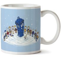 Art Hediye Doctor-Who-Ville İki Tarafı Baskılı Kupa Bardak