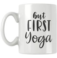 Qoeuyl Boutique But First Yoga Baskılı Kupa Bardak