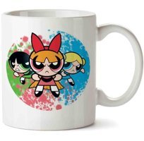 Art Hediye Powerpuff Girls 8 İki Tarafı Baskılı Kupa Bardak