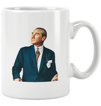 Qoeuyl Boutique Atatürk Baskılı Özel Kupa Bardak No:5