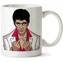 Art Hediye Scarface İki Tarafı Baskılı Kupa Bardak