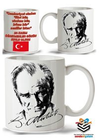 Sendealgelsin Öğretmenler Günü Atatürk Temalı Kupa Bardak M2