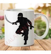 Art Hediye A2485 Ninja İki Tarafı Baskılı Kupa Bardak