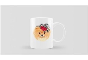 Mini Maker Kids Pomeranian Tasarımlı Kupa Bardak